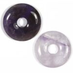 Amethyst Donut Durchmesser ca. 2 cm Bohrung ca. 5 mm
