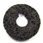 Ring mit Muschelstücken grau bunt