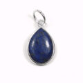 Edelstein Tropfenanhänger Silber Lapislazuli