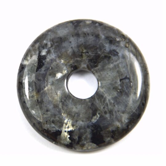 Larvikit Granit Donut Durchmesser ca. 4 cm Bohrung ca. 9 mm