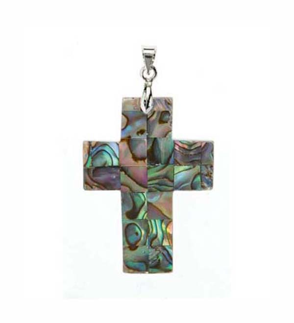 Anhänger Abalone Kreuz