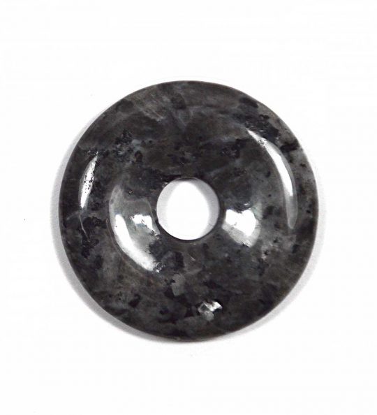 Larvikit Granit Donut Durchmesser ca. 3 cm Bohrung ca. 6 mm