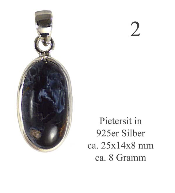 Pietersit Edelsteinanhänger
