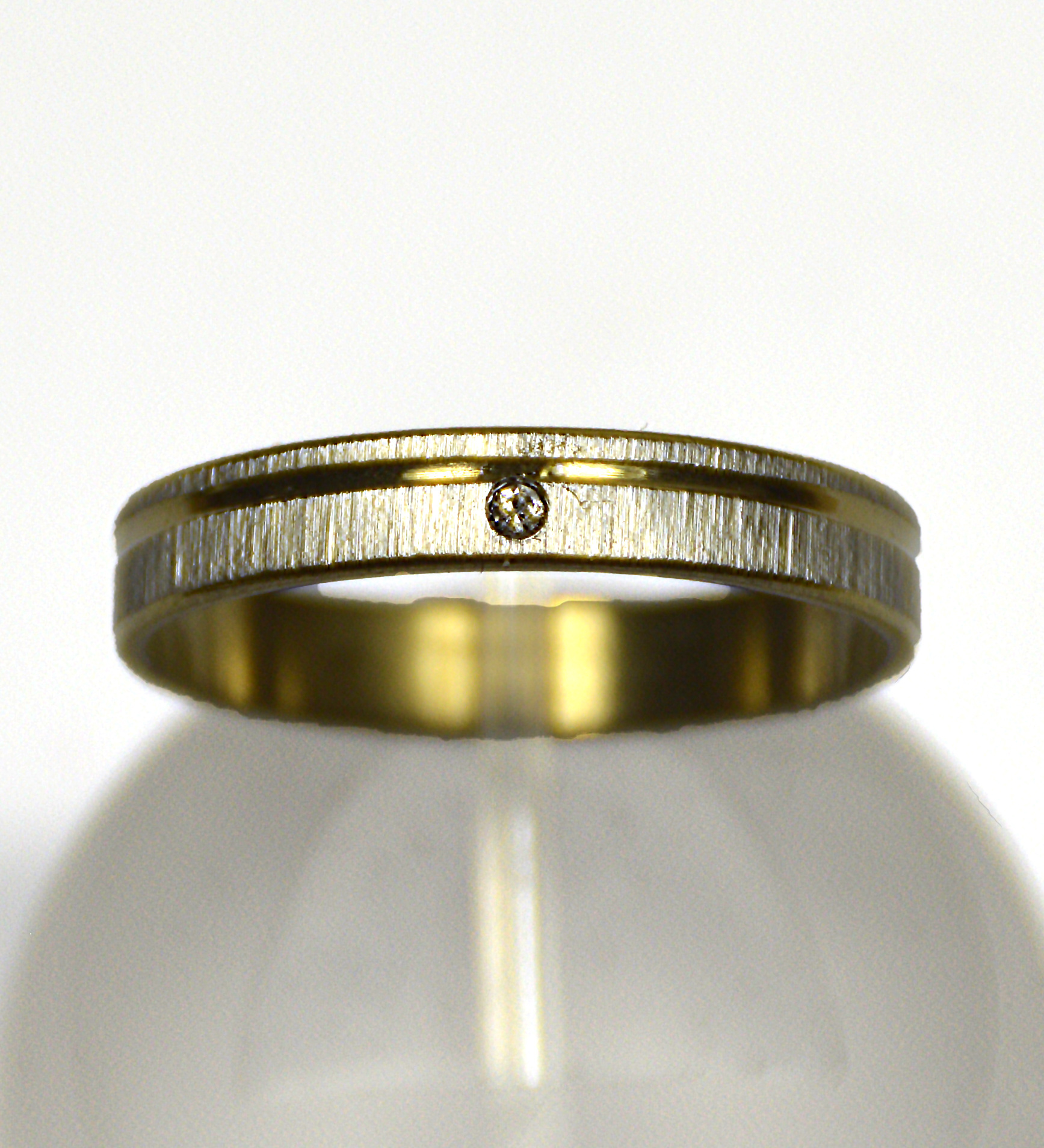 Ring Edelstahl ohne Mittelgrößen