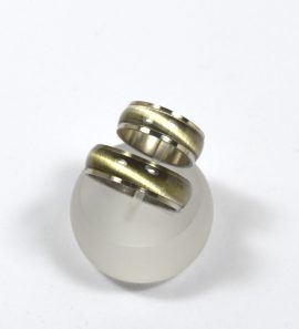 Ring Edelstahl Kunstharz breit