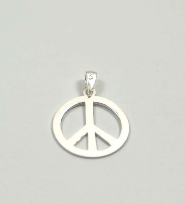 Peace Silberanhänger ab