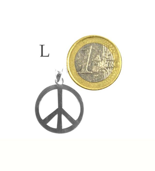 Peace Silberanhänger ab