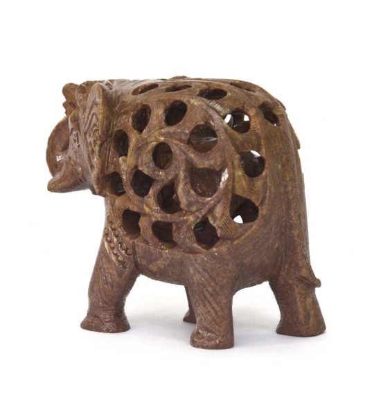Elefant Undercut 10 cm aus Speckstein