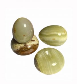 Ei aus Onyx Marmor ab