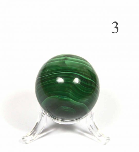 grüne Malachit Kugel ca. 4 cm