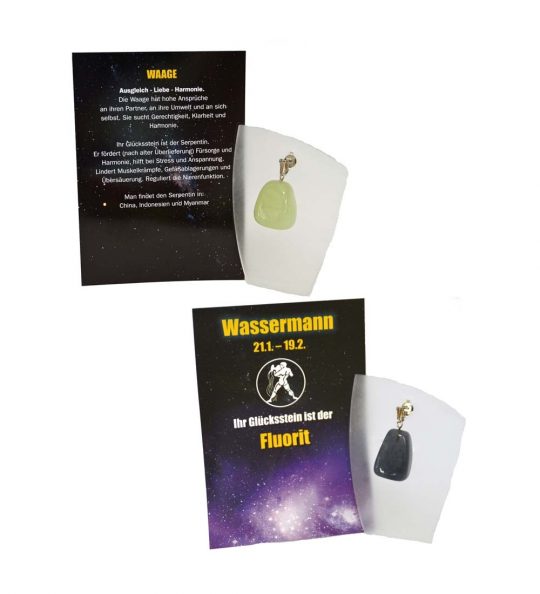 Sternzeichen Trommelsteine