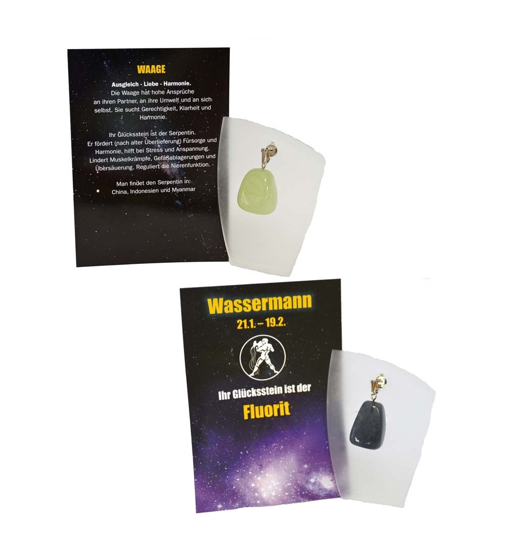 Sternzeichen Trommelsteine