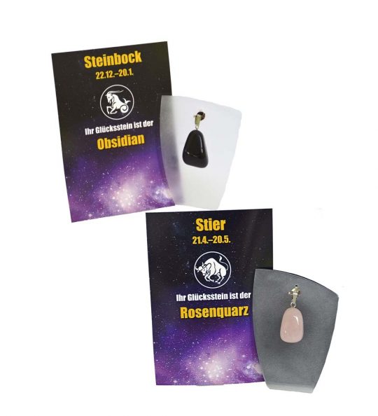 Sternzeichen Trommelsteine