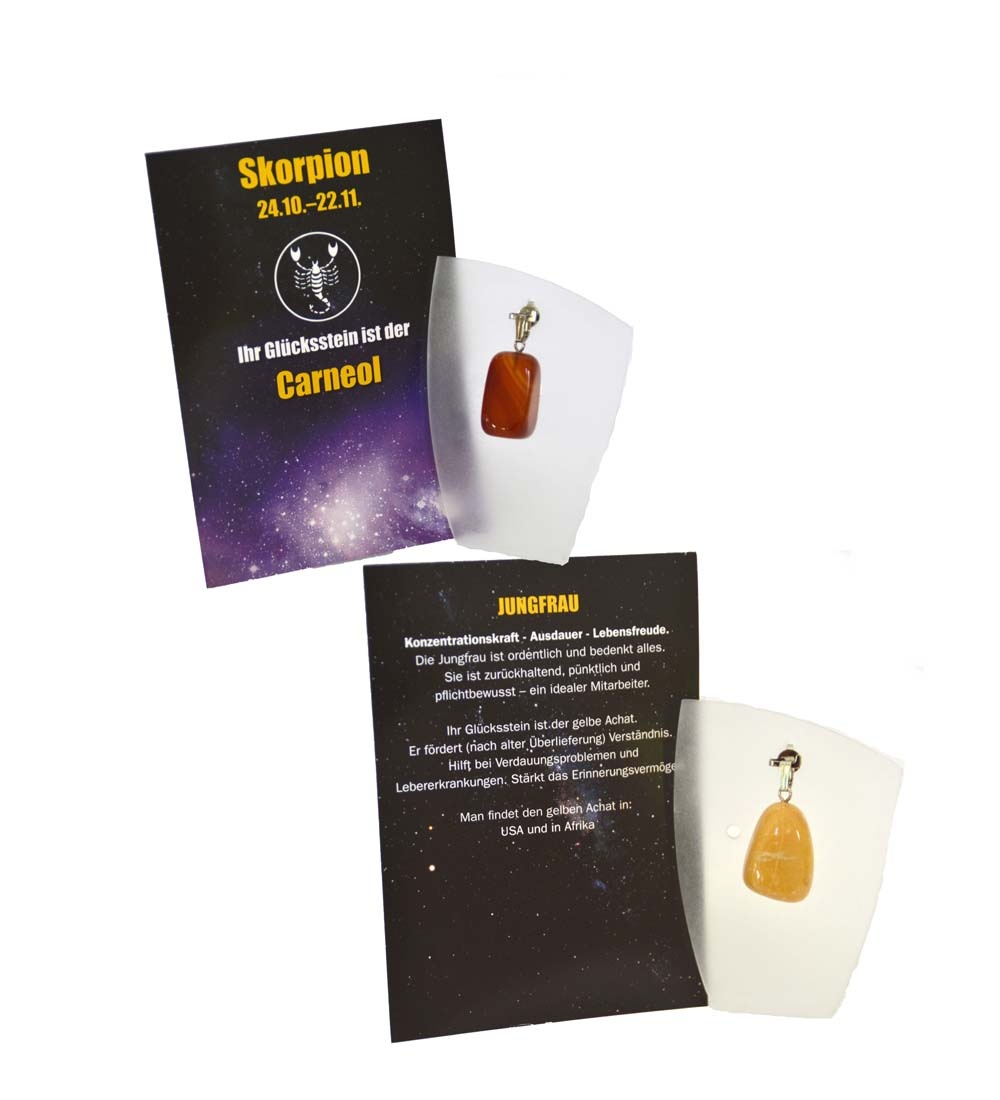 Sternzeichen Trommelsteine