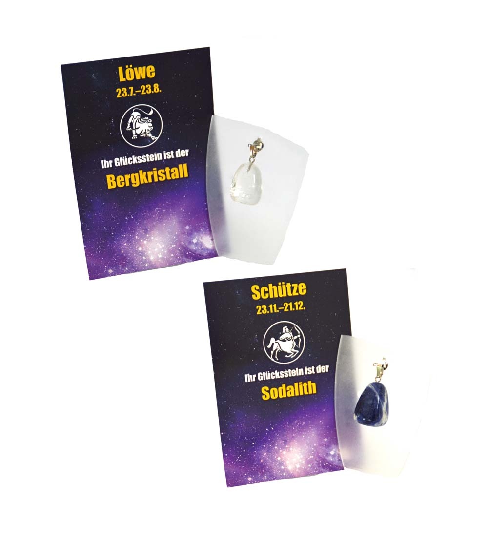 Sternzeichen Trommelsteine