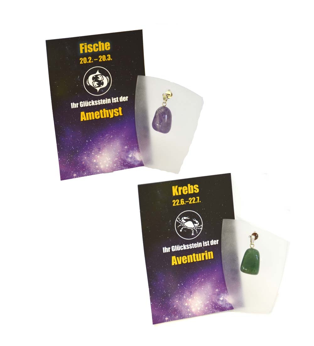 Sternzeichen Trommelsteine