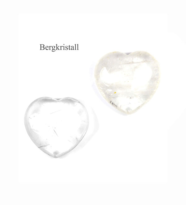 Handschmeichler Bergkristall zwei Herzen