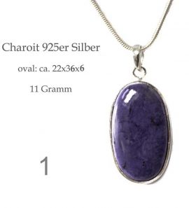 Charoit Edelsteinanhänger
