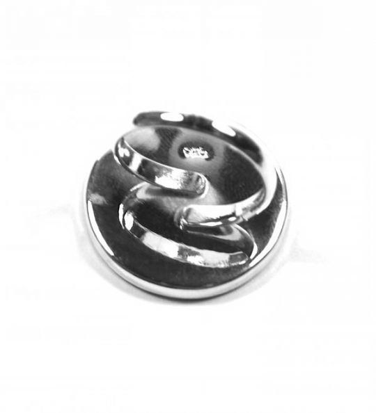 Spider Muschel 925er Silber hell ca. 25 mm verstellbar