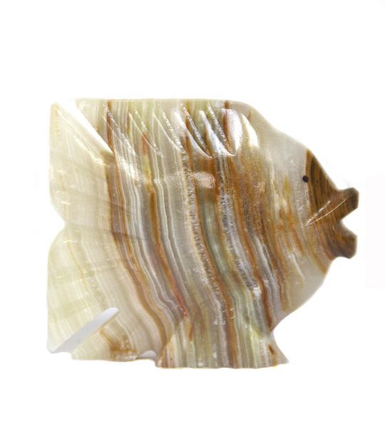 Fisch aus Onyx Marmor ca. 7,5 cm