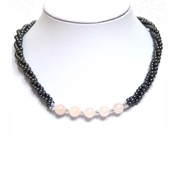 Hämatit-Kugel-Collier