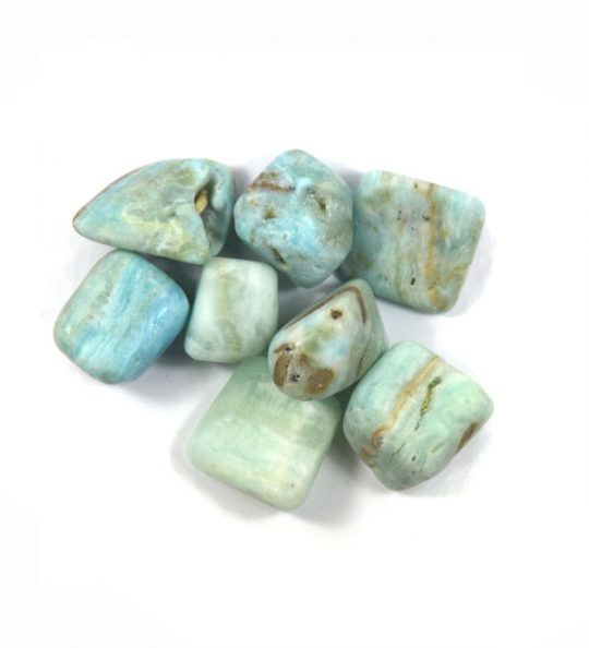 Trommelstein Aragonit blau ca. 1,5 - 3,5 cm