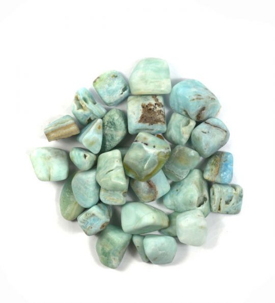 Trommelstein Aragonit blau ca. 1,5 - 3,5 cm