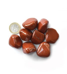 Trommelstein roter Jaspis