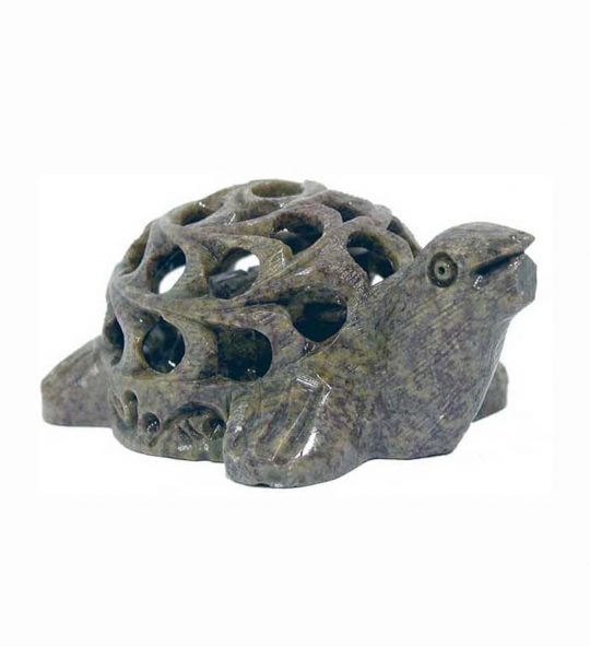 Schildkröte Undercut 7,5 cm aus Speckstein.