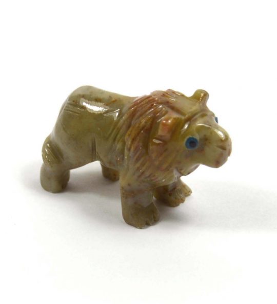 Löwe aus Speckstein ca. 3,3 cm