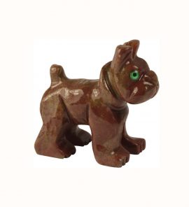 Hund/Boxer Speckstein ca. 33 mm