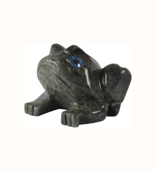 Frosch aus Speckstein ca. 3,3 cm.
