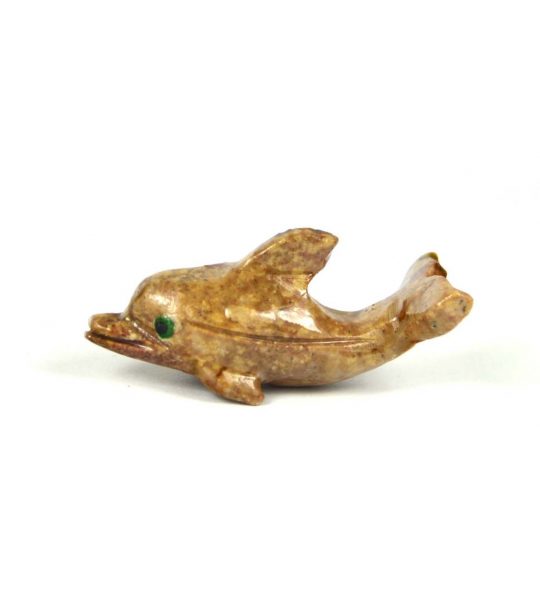 Delfin aus Speckstein ca. 3,3 cm.