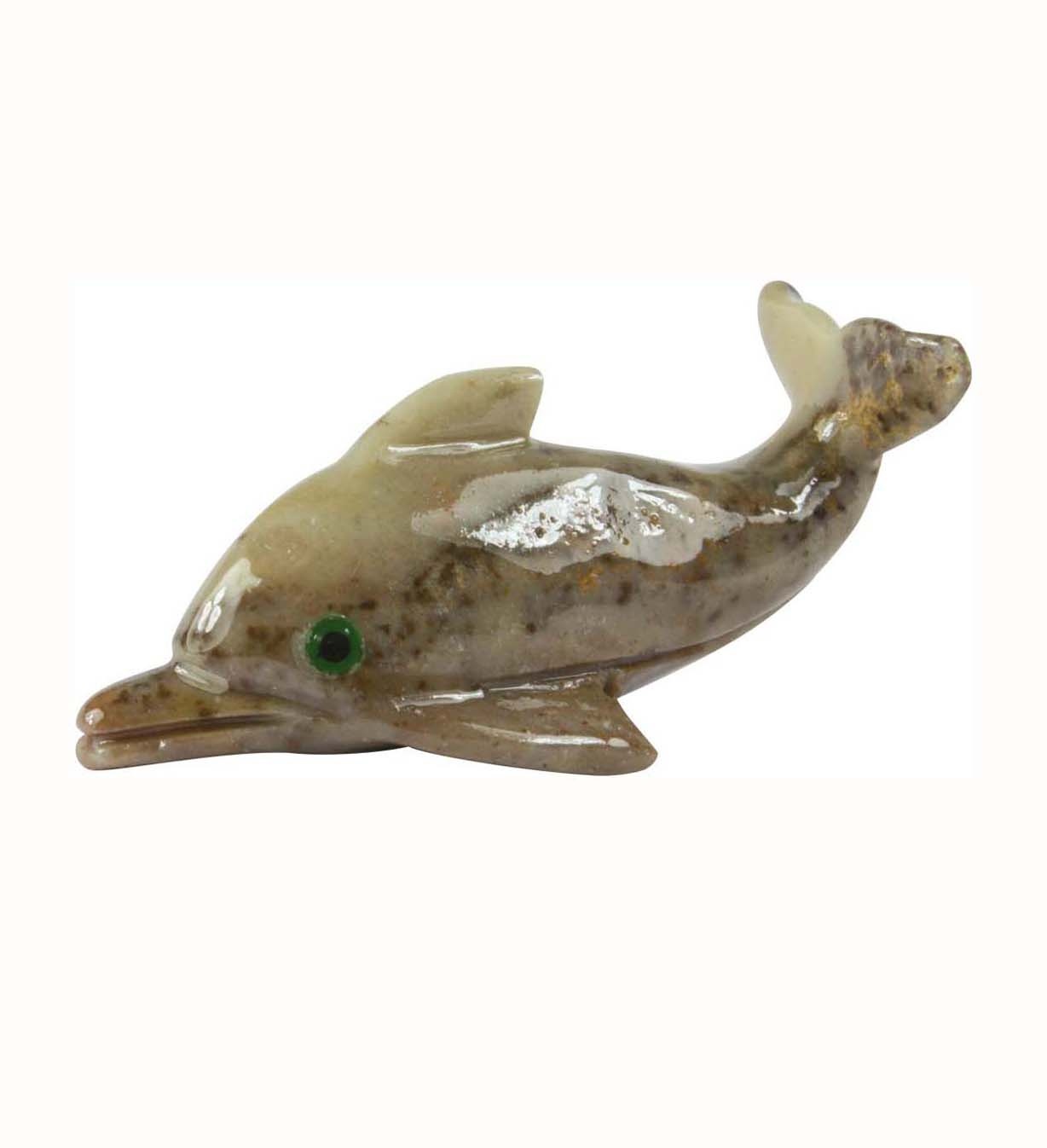 Delfin Speckstein ca. 33 mm