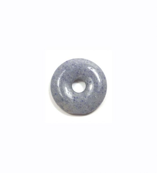 Blauquarz Donut Durchmesser ca. 2 cm Bohrung ca. 5 mm
