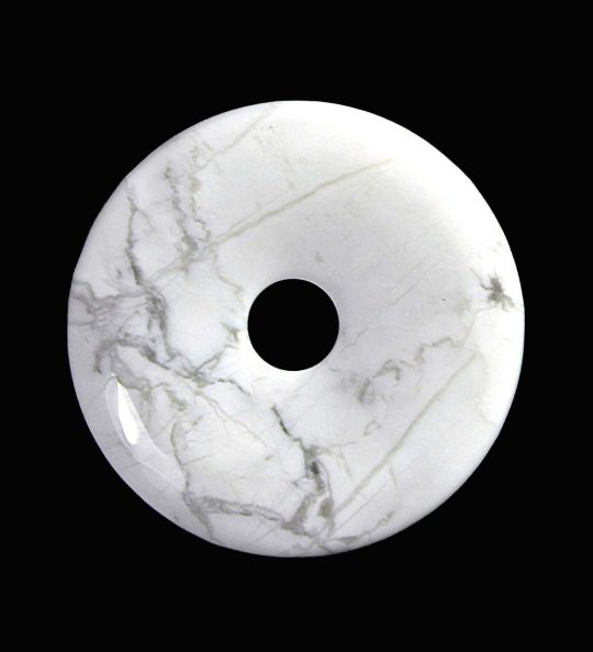 Magnesit Donut ca. 4 cm Bohrung ca. 8 mm
