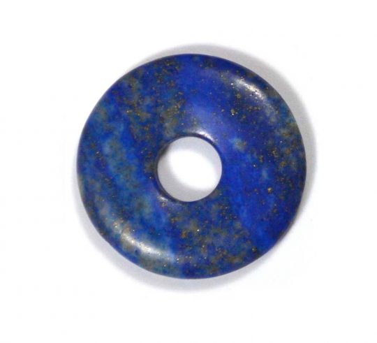 Lapislazuli Donut ca. 3 cm Bohrung ca. 8 mm