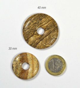 Landschaftsjaspis Donut 40 mm