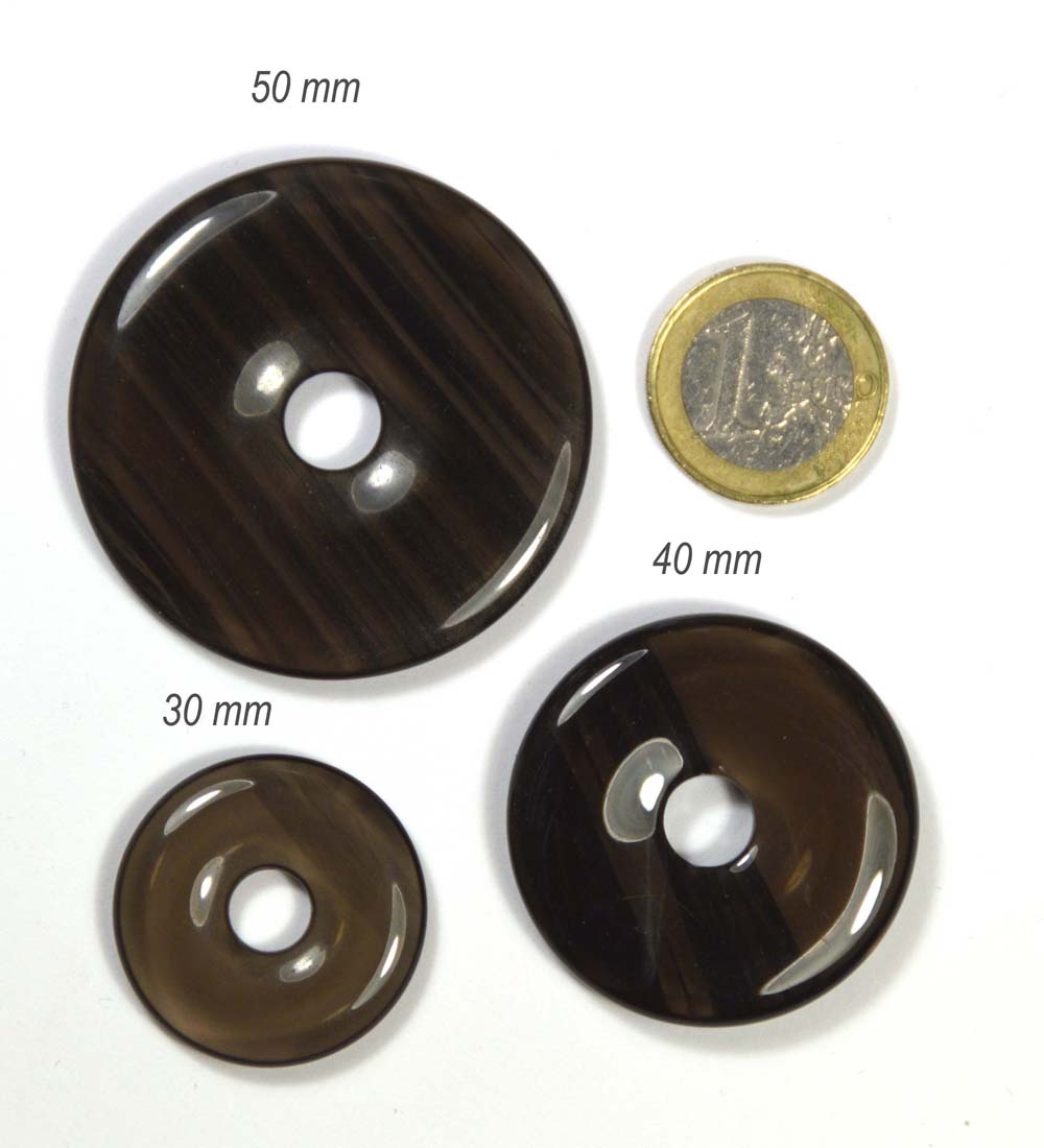 Lamellenobsidian Donut 50 mm