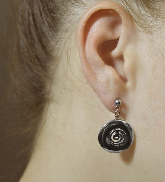 Hämatit Donut ca. 2 cm Bohrung ca. 5 mm