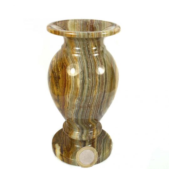 Vase aus Onyx Marmor 8x15 cm