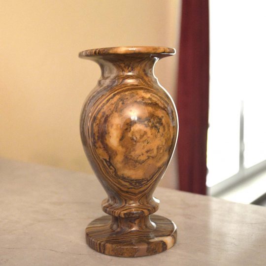 Vase aus Onyx Marmor 8x15 cm