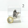 Meteorit M Abb. 2 Frontansicht mit 1-Euro-Stück zum Größenvergleich