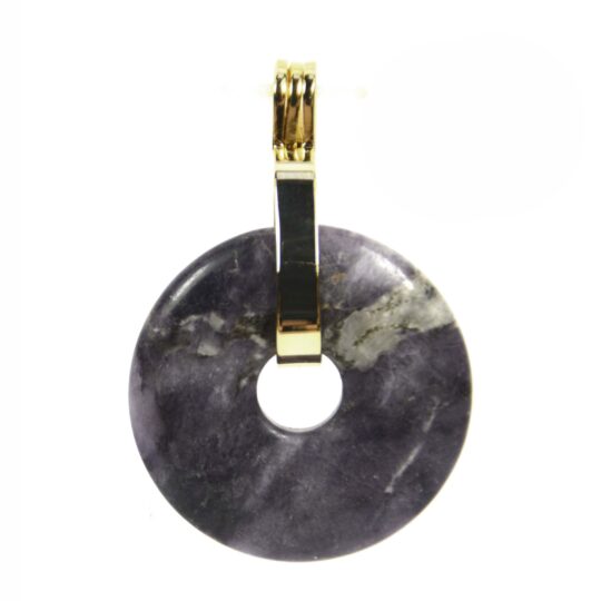 Purple Heart Donut ca. 3 cm Bohrung ca. 8 mm