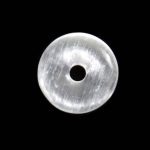 Selenit Donut Durchmesser ca. 4 cm Bohrung ca. 8 mm