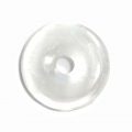 weißlich halbtransparenter Selenit Donut 30 mm