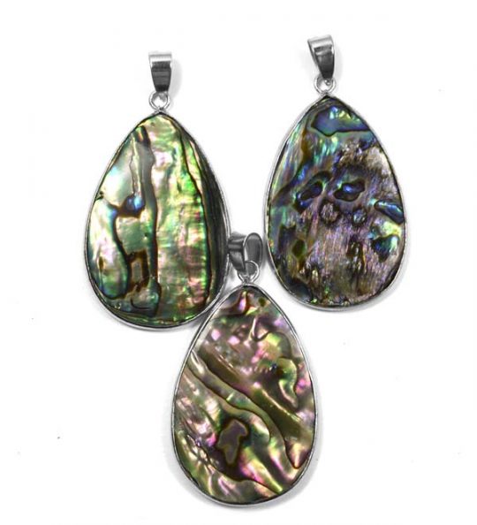 Anhänger verschiedene Motive mit Abalone/Paua