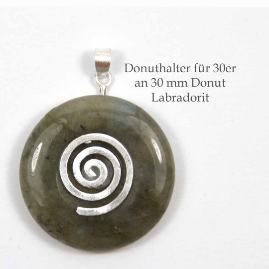 Spirale 925er Silber gebürstet