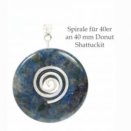 Spirale 925er Silber gebürstet