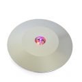 LED Untersetzer mit Stopp silberfarben